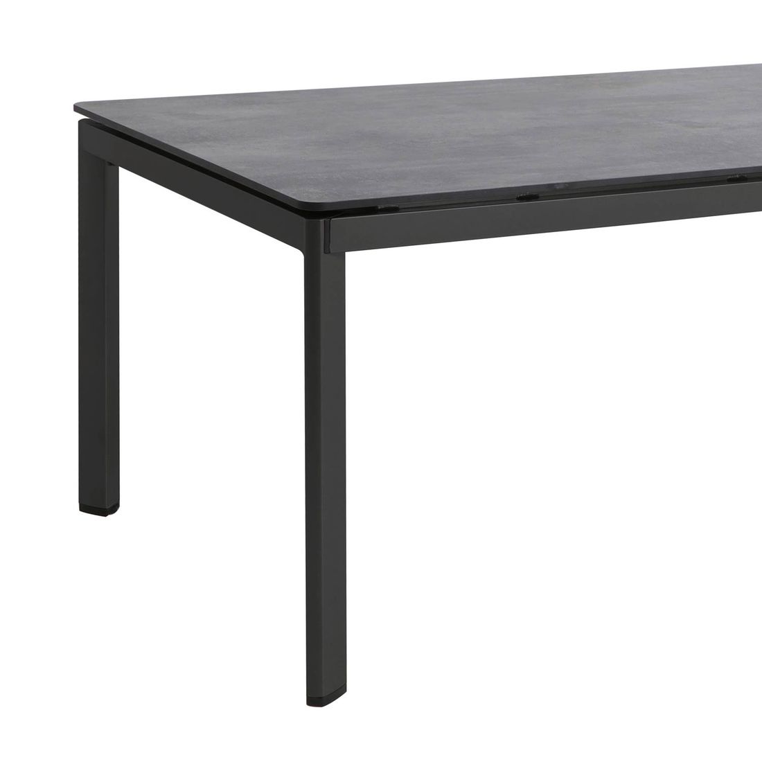 MWH Alutapo Gartentisch 220x95cm Aluminium/HPL