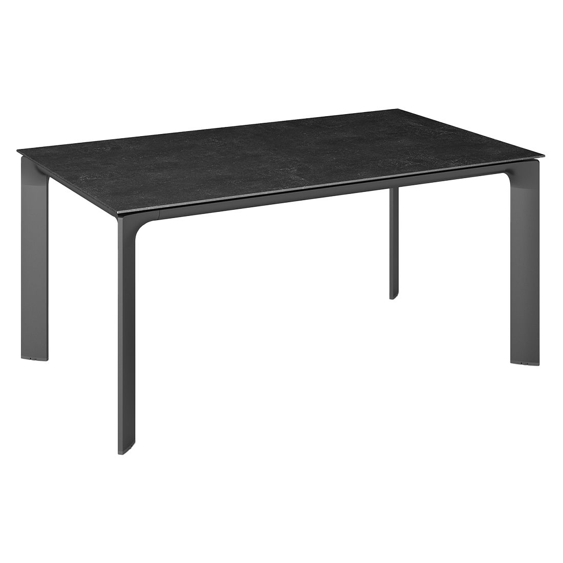 Kettler Diamond Gartentisch 160x95cm Aluminium/Keramik-Glas-Quarz