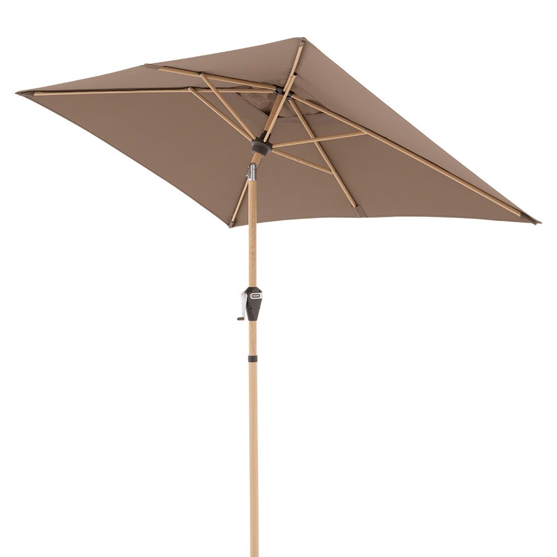 Doppler Alu-Wood Ultra Mittelstockschirm 210x140cm