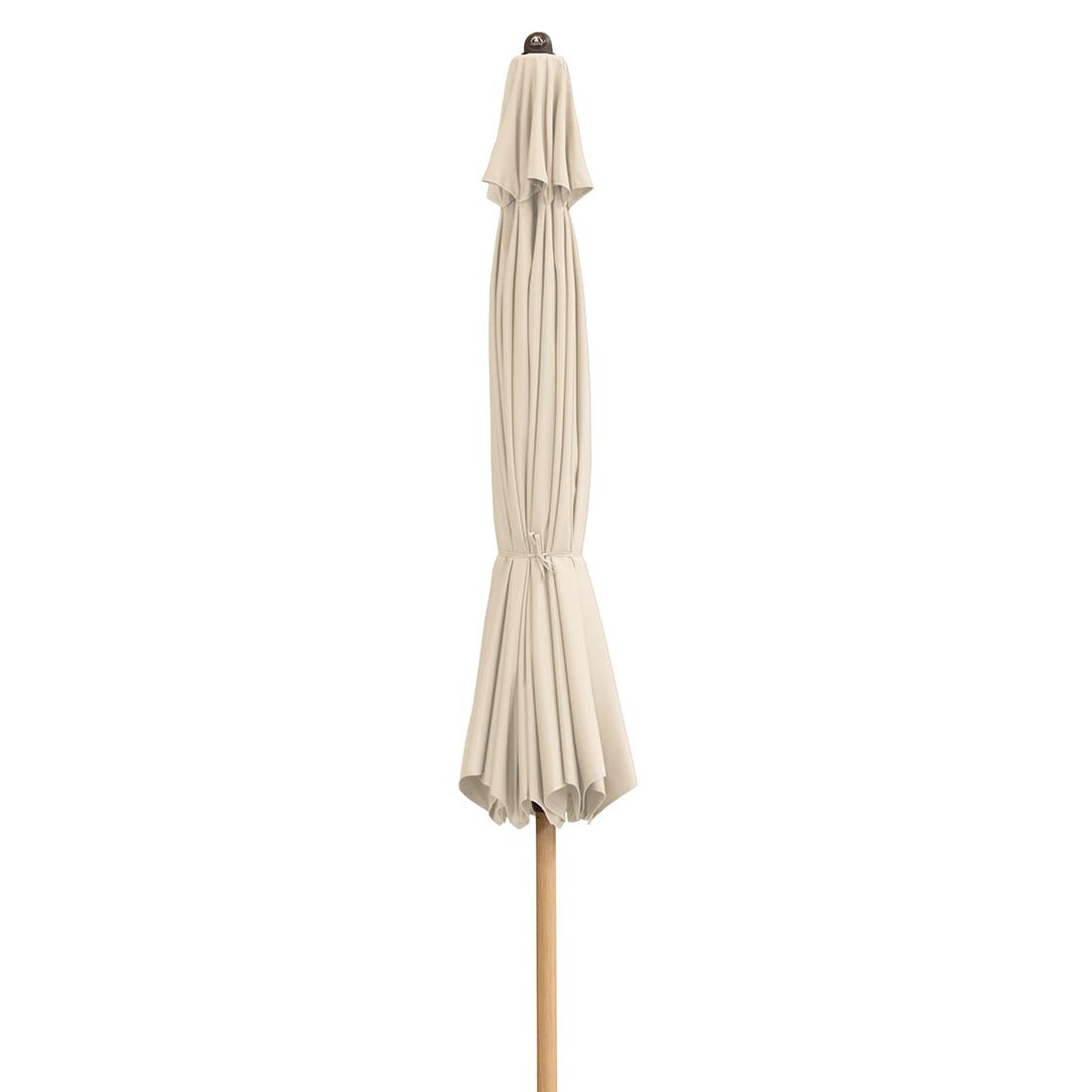 Doppler Alu-Wood Ultra Marktschirm Ø350cm Aluminium/Holzoptik