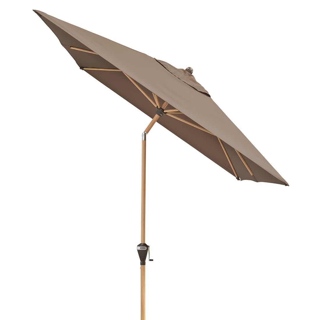 Doppler Alu-Wood Ultra Stockschirm 300x200cm Aluminium/Holzoptik