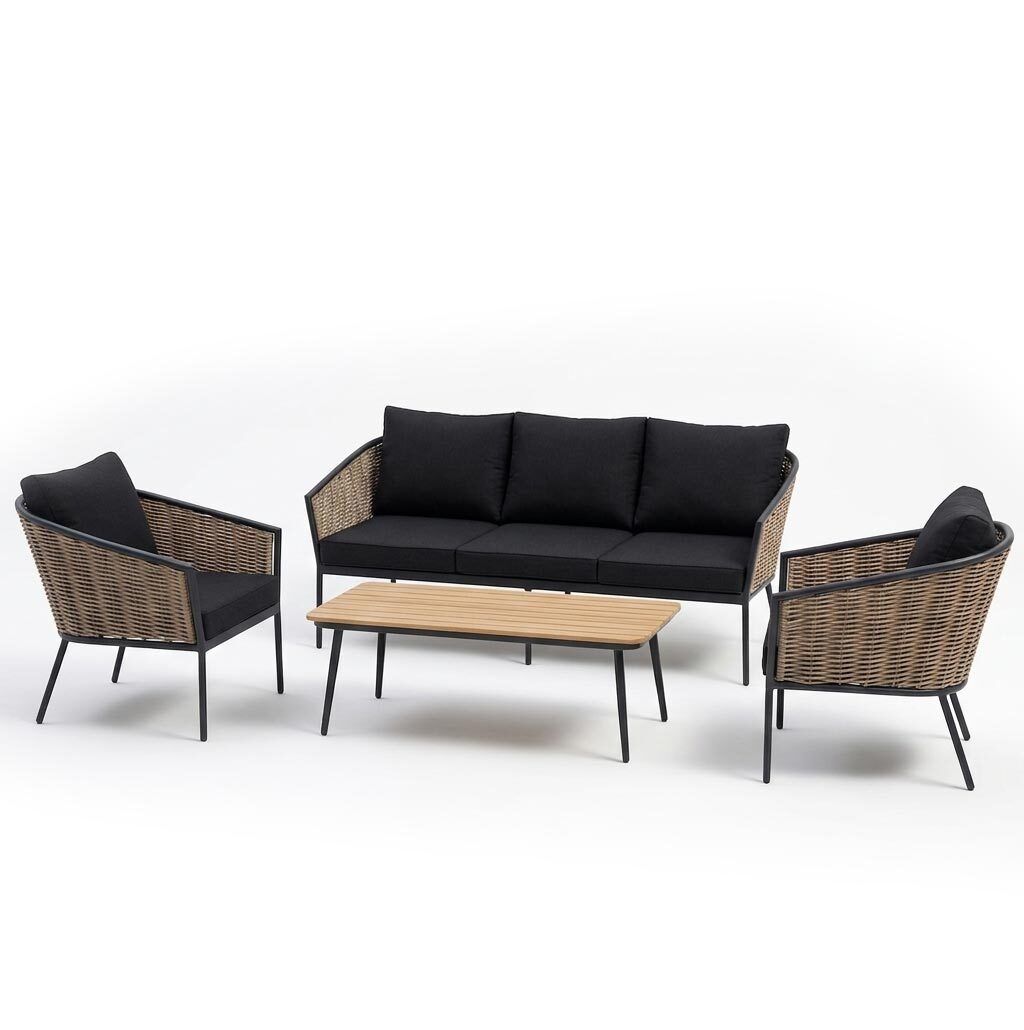 Acamp Ceres Loungeset inkl. Loungetisch Aluminium/Polyester
