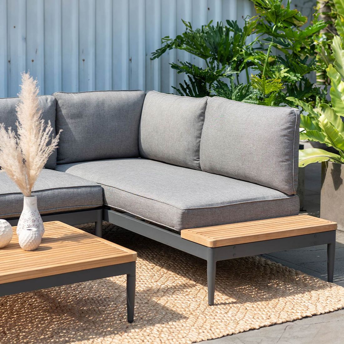 LifestyleGarden Topaz Gartenloungesofa Aluminium/Olefin