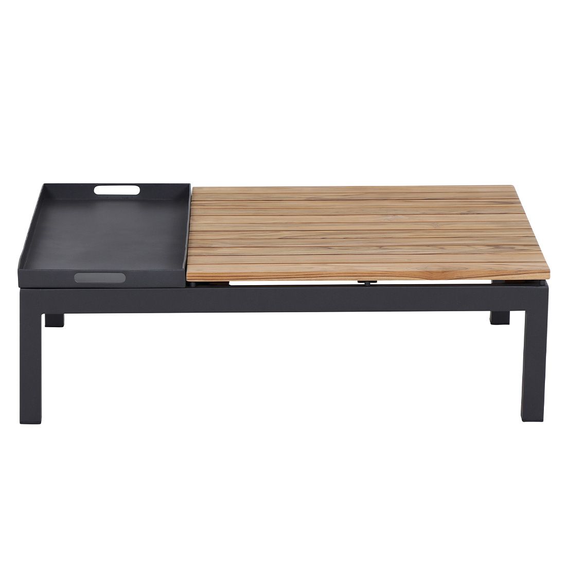 Siena Garden Alvida Loungetisch 102x73,5cm Aluminium/Teak