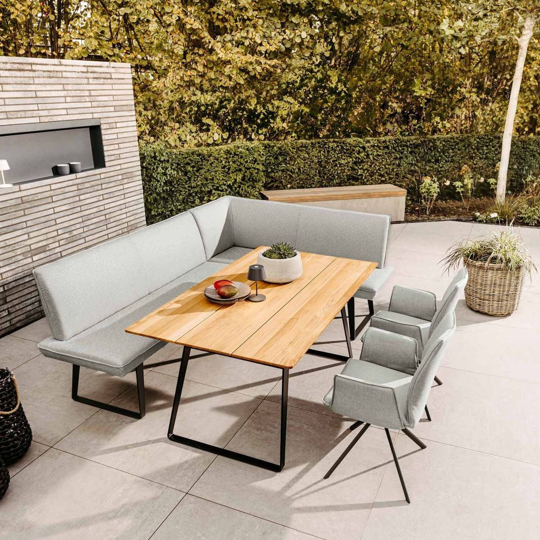 Niehoff Portofino Gartenmöbel-Set M (5 Plätze) Tisch 160x95cm