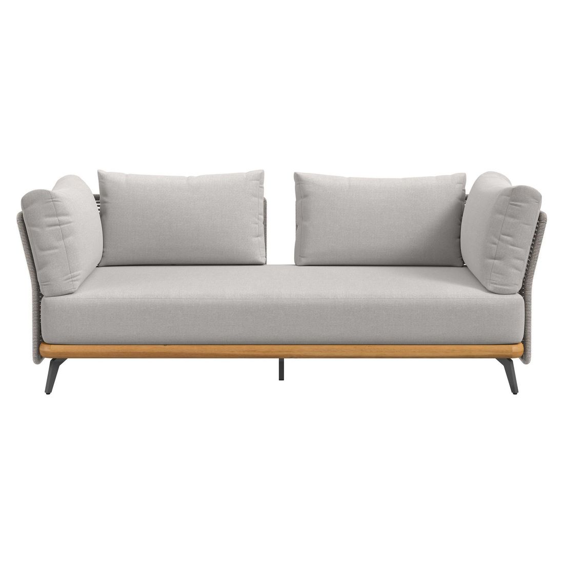 OUTLIV. Ava Gartenloungesofa Akazie/Rope/Polyester