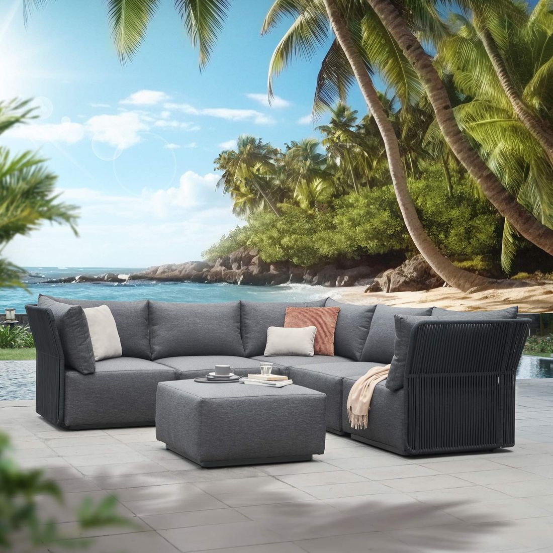 OUTLIV. Cadiz Ecklounge Rope/Olefin