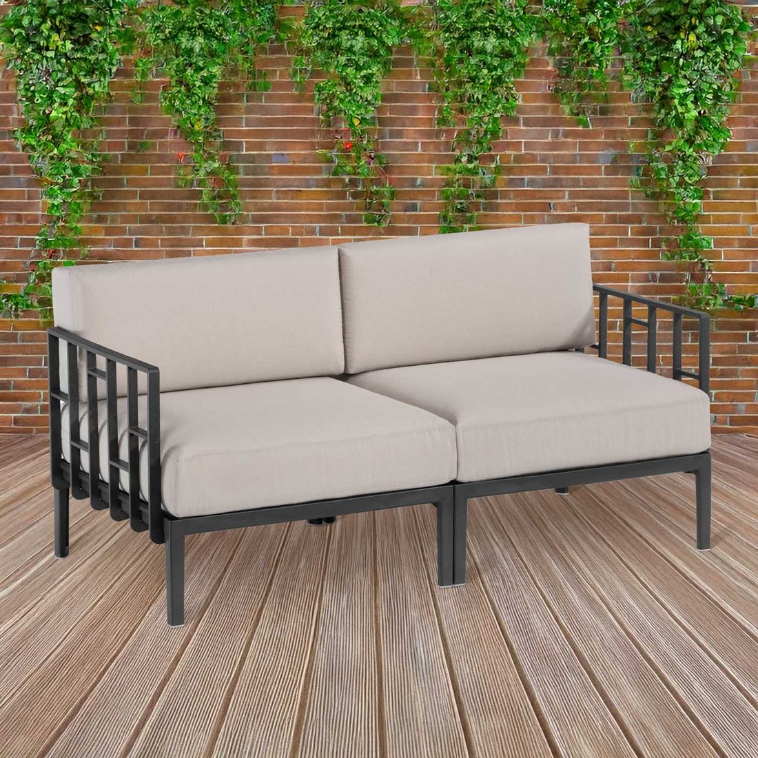 Gaber Enjoy Gartenloungesofa Kunststoff/Mischgewebe