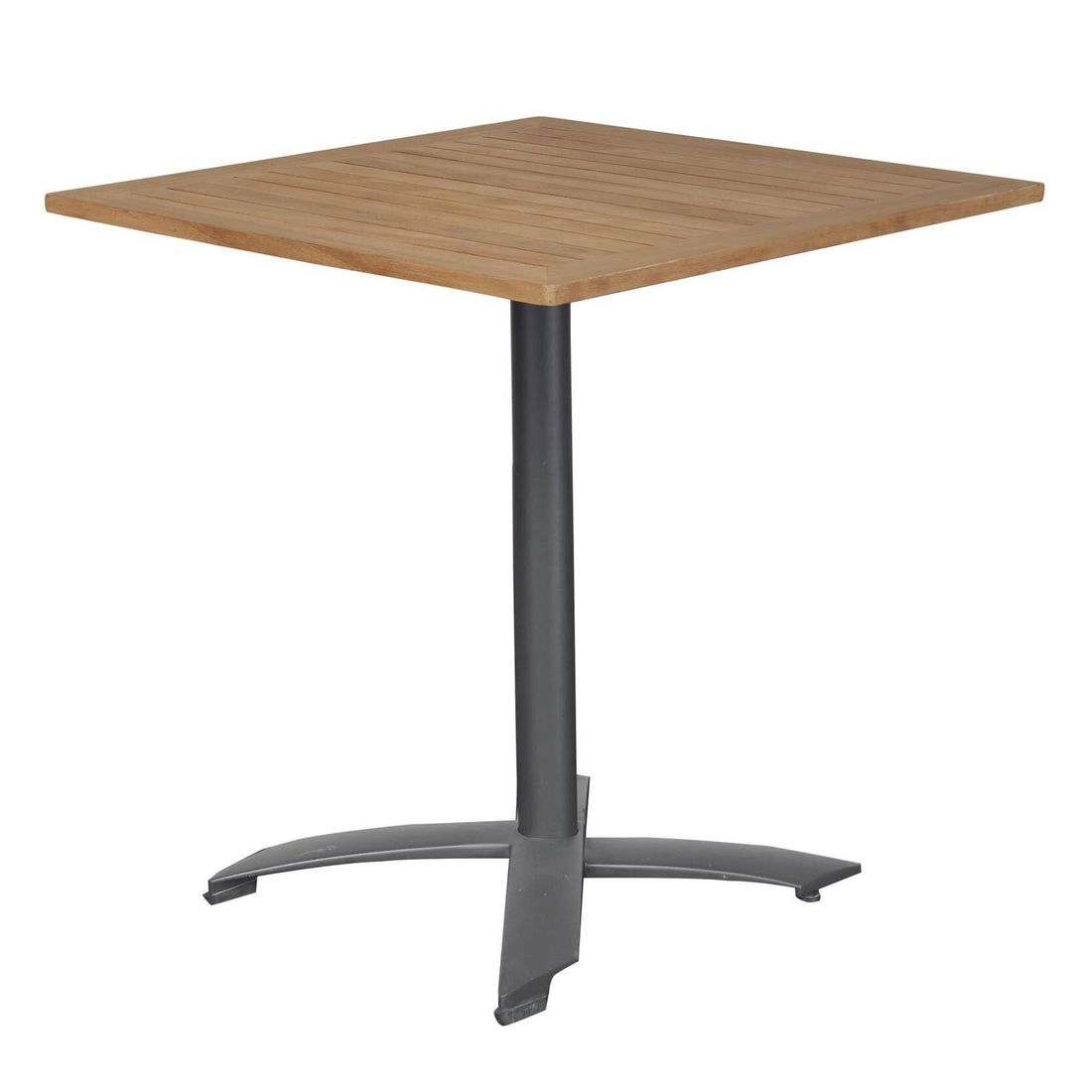 LC Garden Unicamo Gartentisch 70x70cm Aluminium/Teak