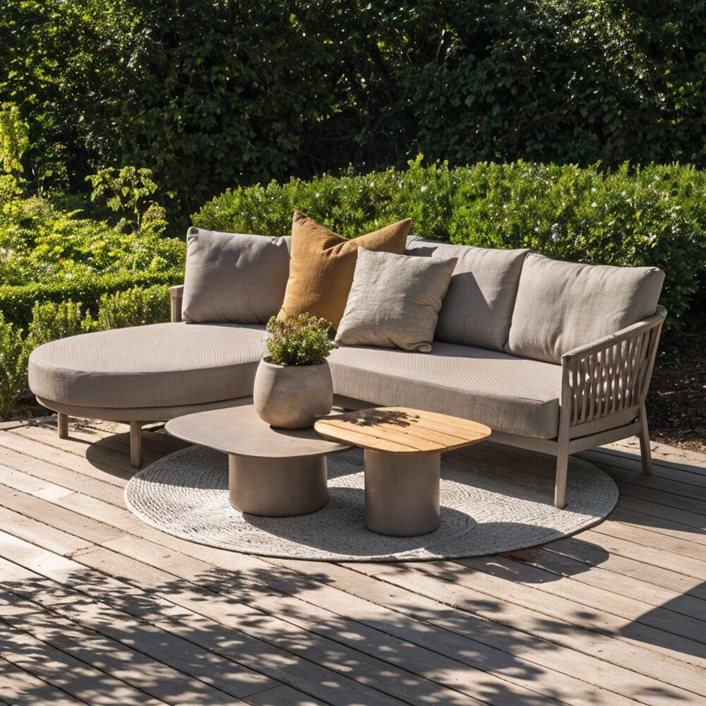 4Seasons Catalana Ecklounge inkl. Loungetische Aluminium/Rope/Olefin