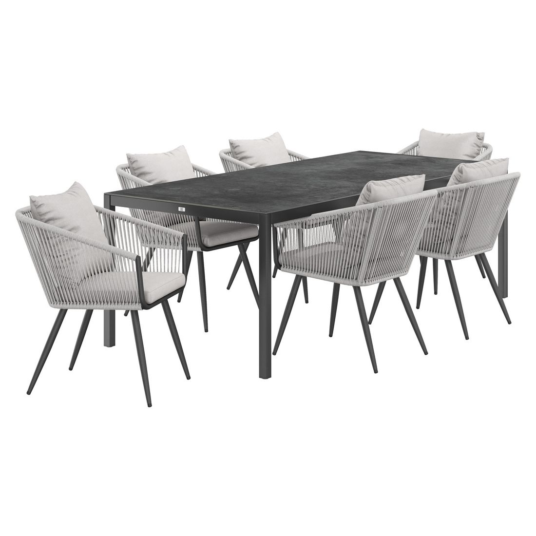 OUTLIV. Mia Gartentisch Aluminium/Keramik