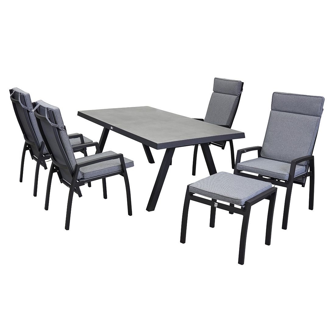 LC Garden Sondrino Gartensessel verstellbar Aluminium/Polyester