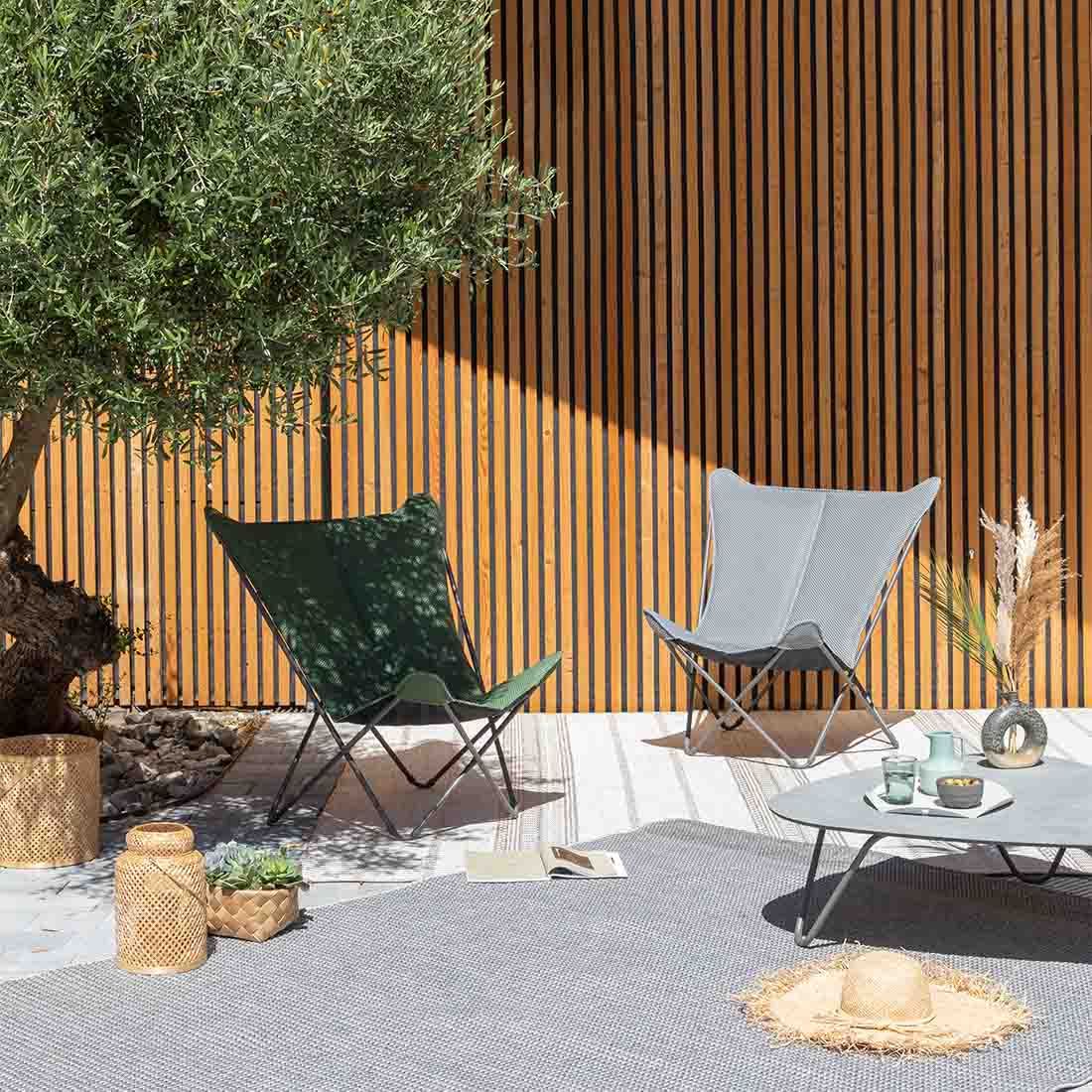 Lafuma Pop Up XL Gartenstuhl Stahl/BeComfort