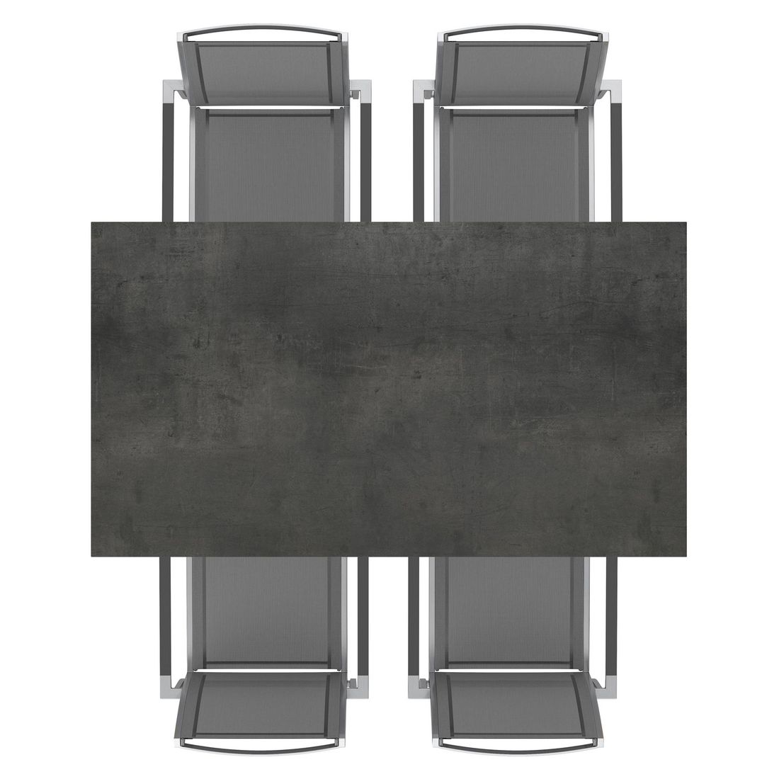 OUTLIV. Oviedo Gartenmöbel-Set M (4 Plätze) Tisch 160x90cm