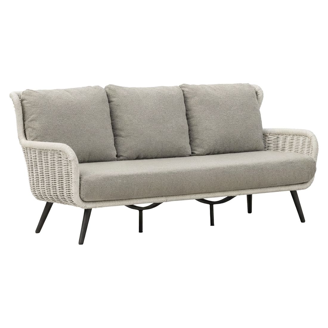 Apple Bee Key Largo Gartenloungesofa Aluminium/Rope/Bee Wett