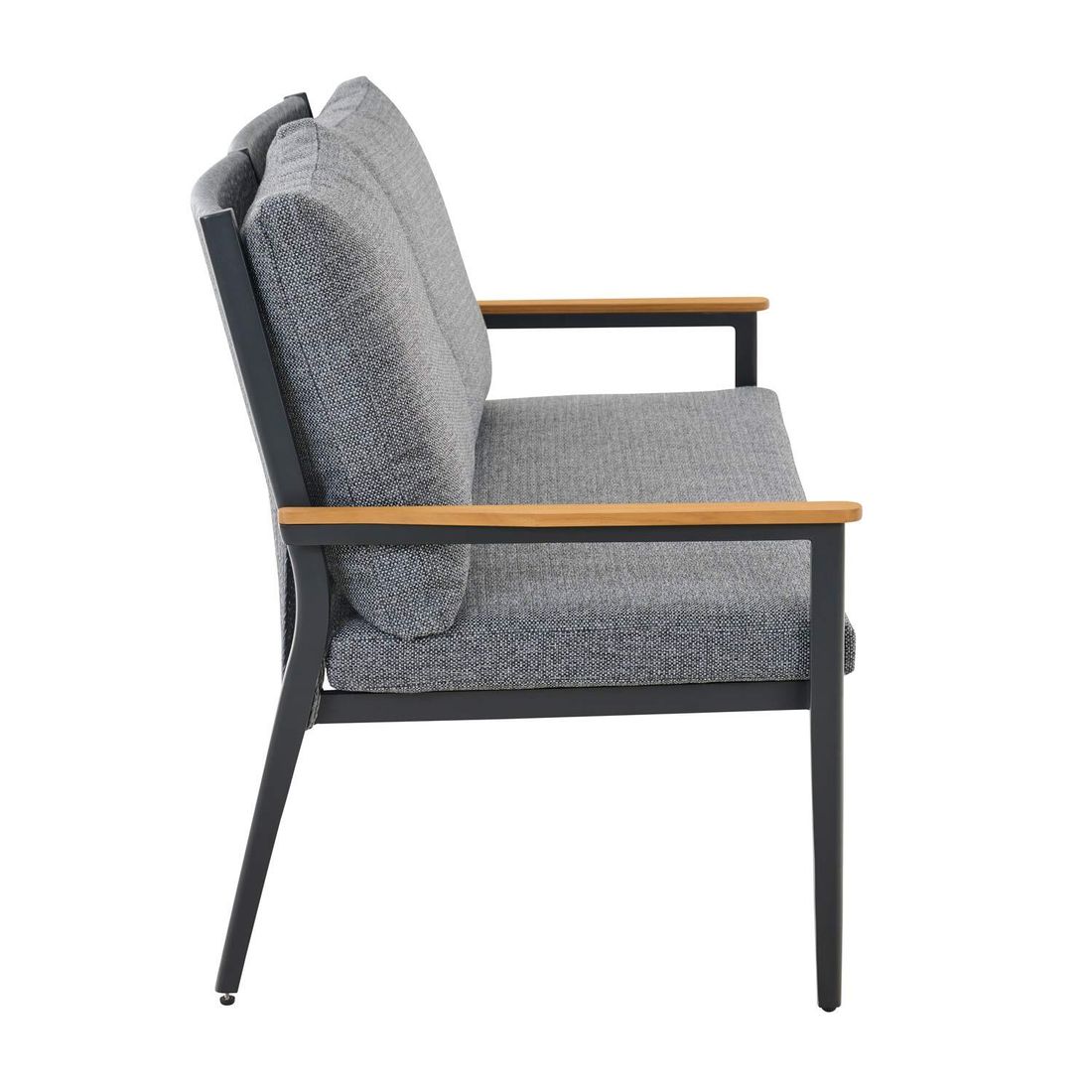 Siena Garden Liguria Diningsofa Aluminium/Gardino-Geflecht/Polyester