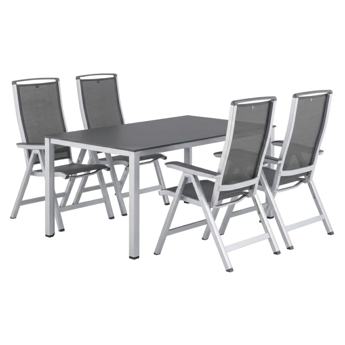 Kettler Forma II Gartenmöbel-Set M (4 Plätze) Tisch 160x95cm