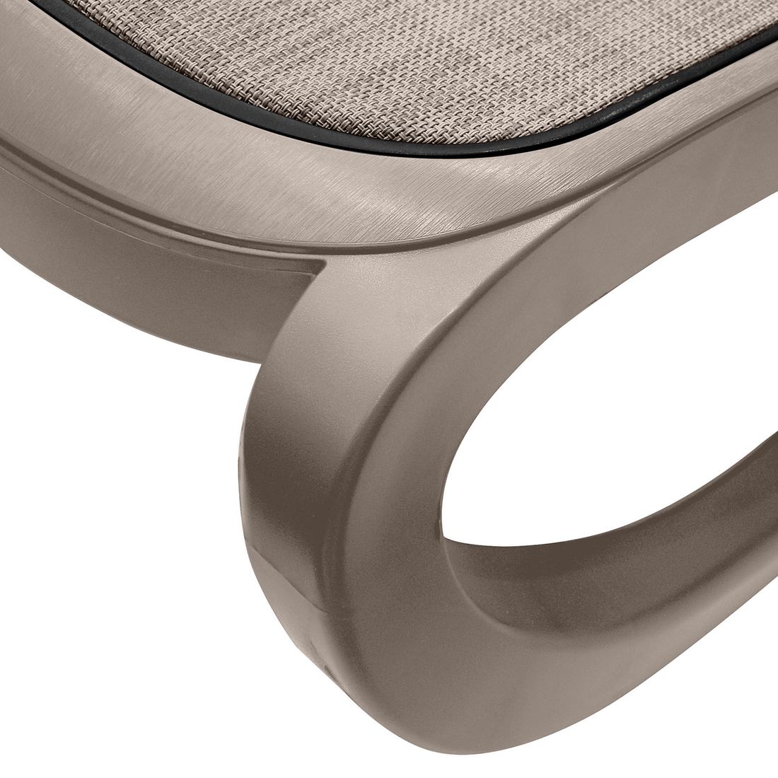 Nardi Omega 2-teiliges Set Gartenliege & Sonnendach Kunststoff/Textilene