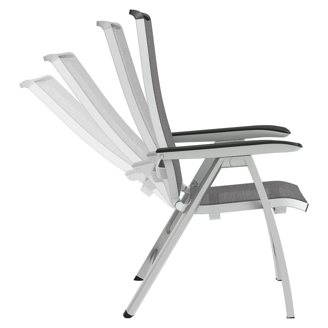 Kettler Forma II Gartenmöbel-Set L verstellbar (6 Plätze) mit OUTLIV. Tisch 220x100cm