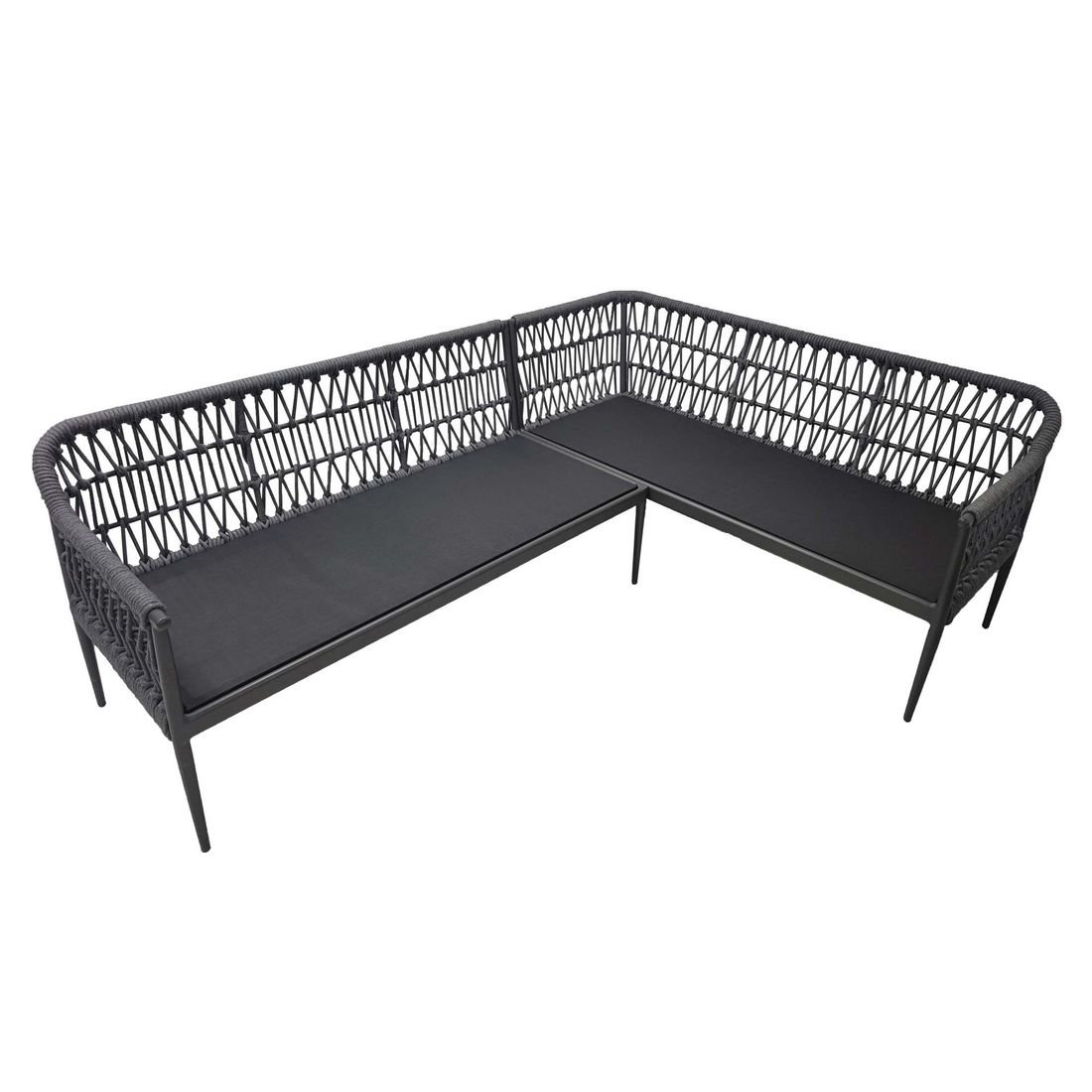 LC Garden Bari Ecklounge Aluminium/Rope