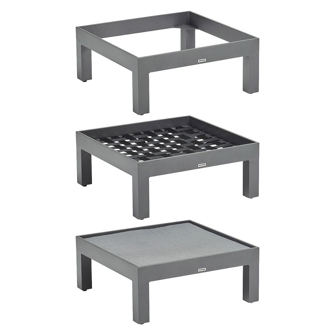 Kettler Comfort Loungesessel Aluminium/Agora