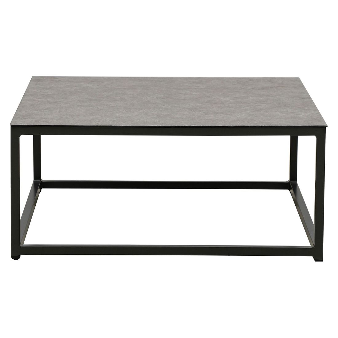 OUTLIV. Miami Loungetisch 90x90cm Aluminium/Glaskeramik