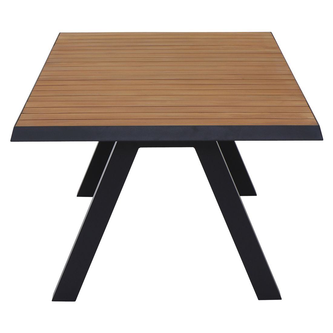 Siena Garden Tirana Gartentisch 200x100cm Aluminium/Teak