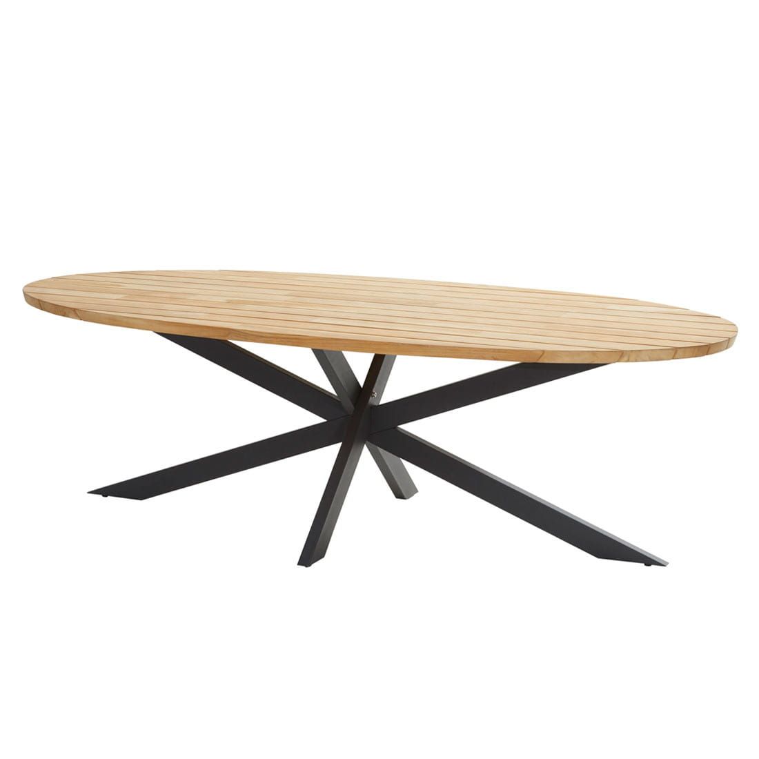 4Seasons Prado Gartentisch 240x115 cm Teak/Edelstahl