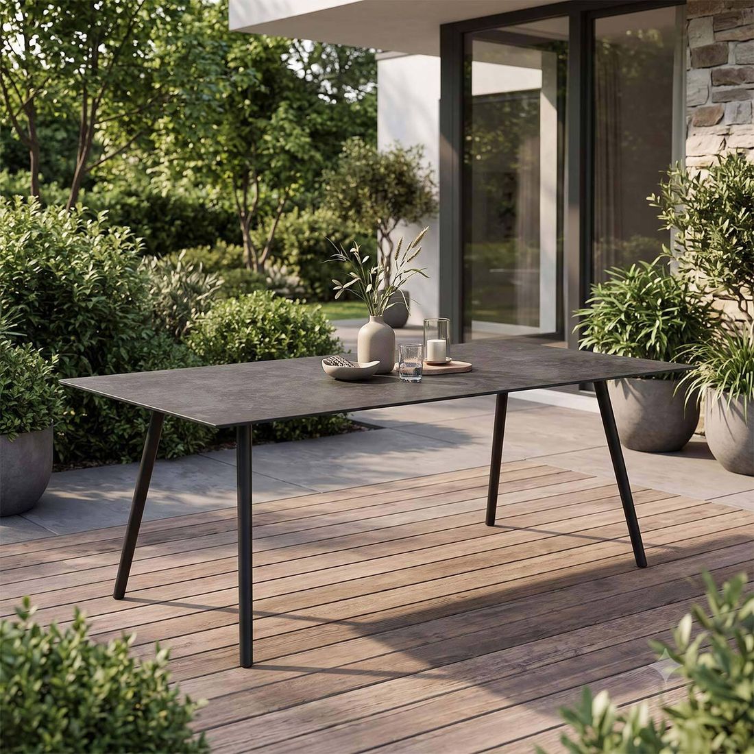 Stern Interno Gartentisch Aluminium/Silverstar 2.0