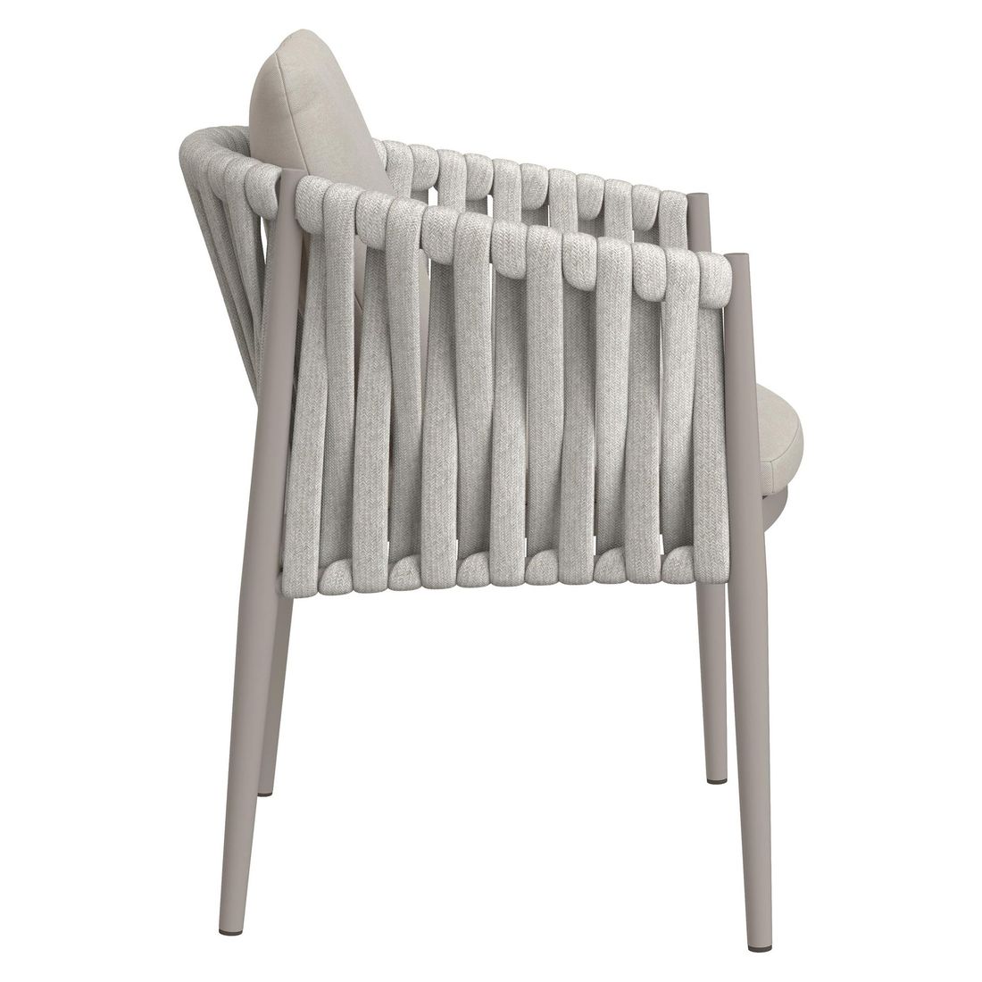 OUTLIV. Lena Gartensessel Aluminium mit Sitz- und Rückenkissen