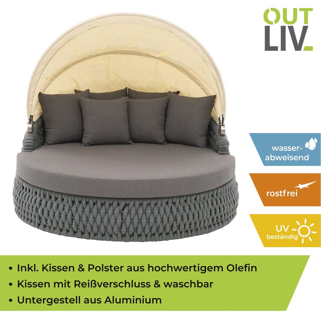 OUTLIV. Leon Loungeinsel Rope/Olefin