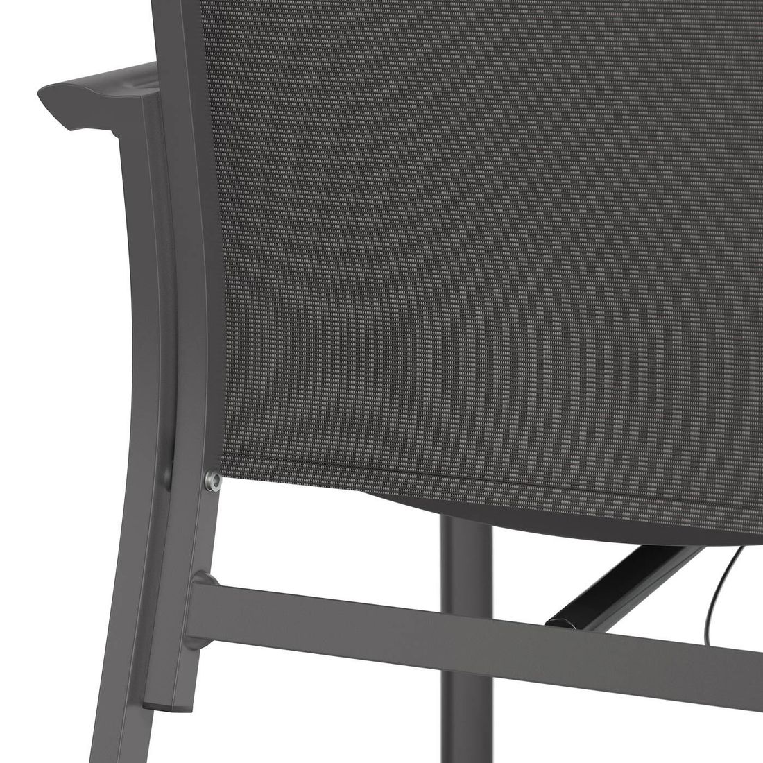 OUTLIV. Lucca Stapelsessel Hochlehner verstellbar Aluminium/Textilene