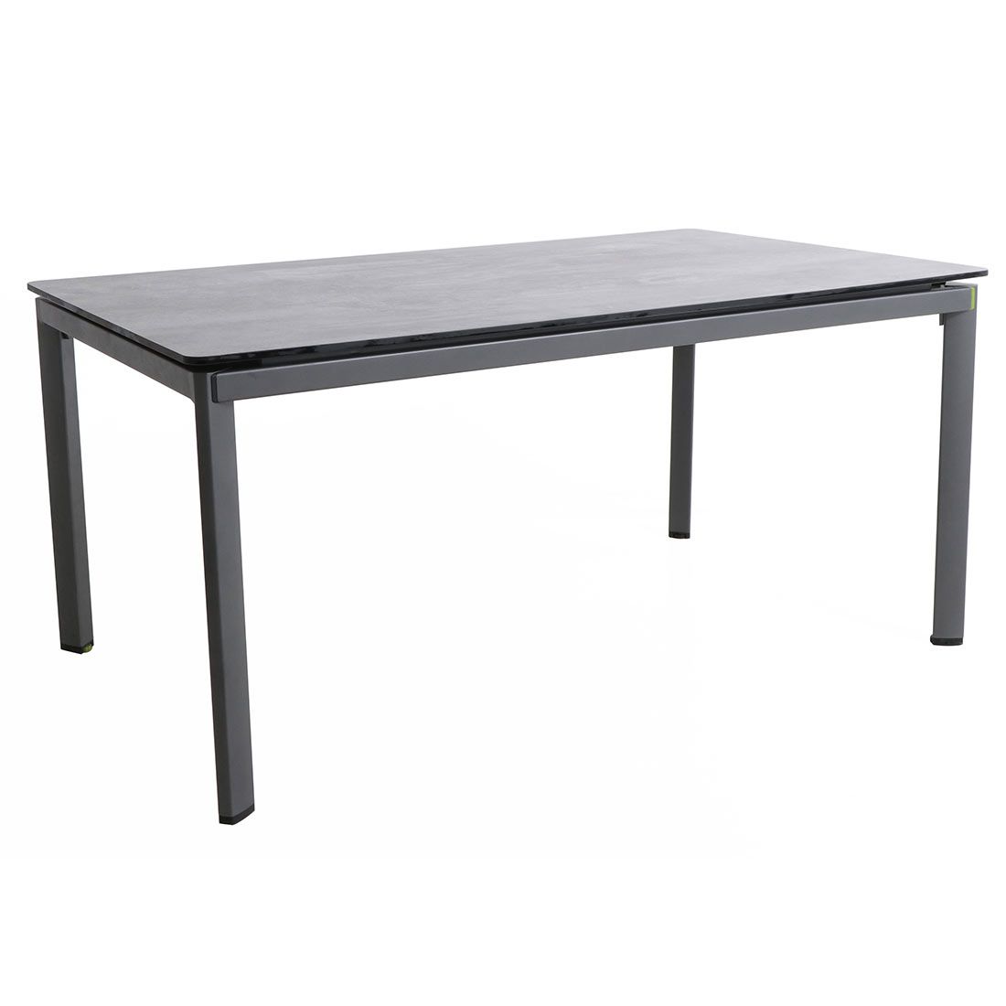 MWH Alutapo Gartentisch 160x95cm Aluminium/Creatop Elite