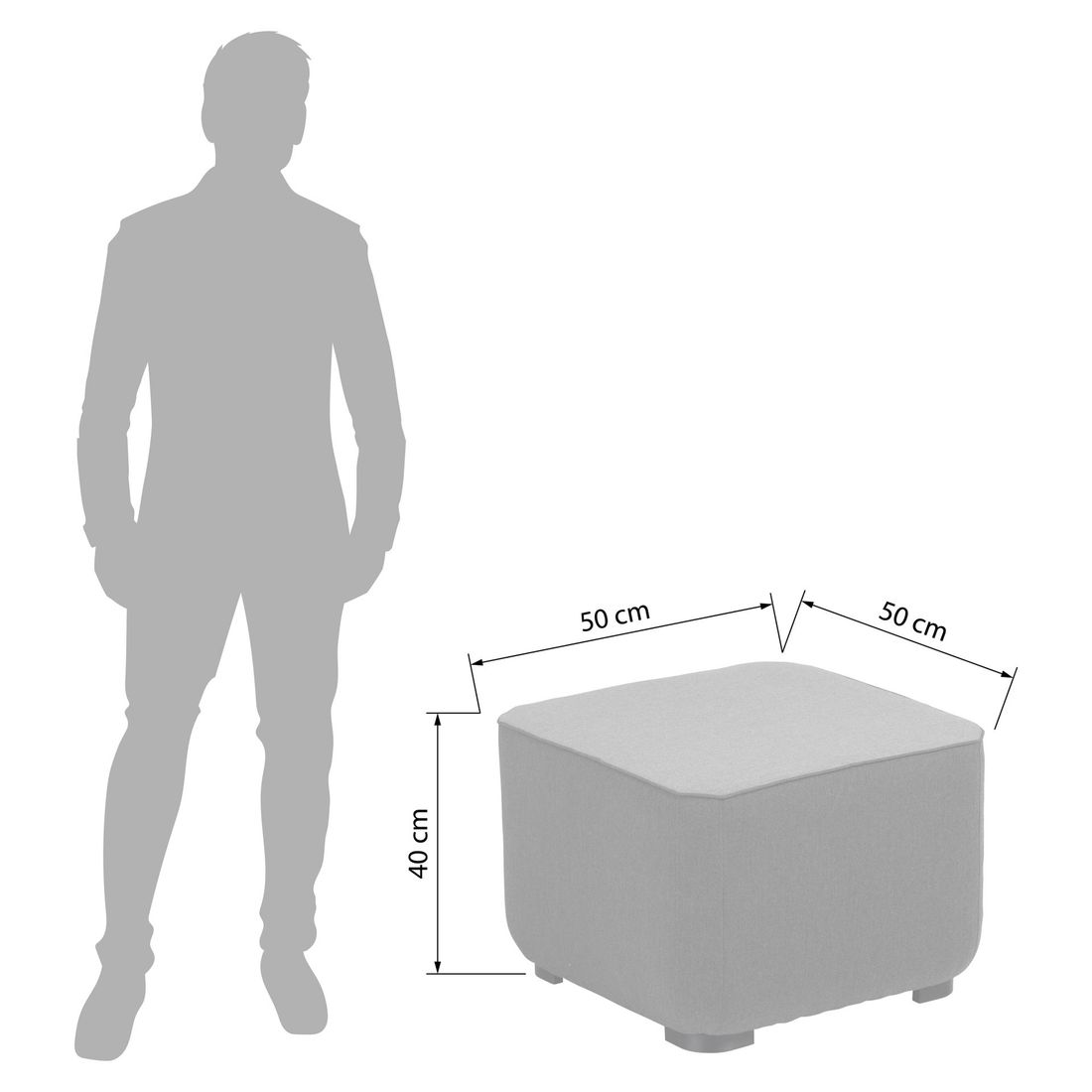 Kettler Ego Loungehocker Sunbrella