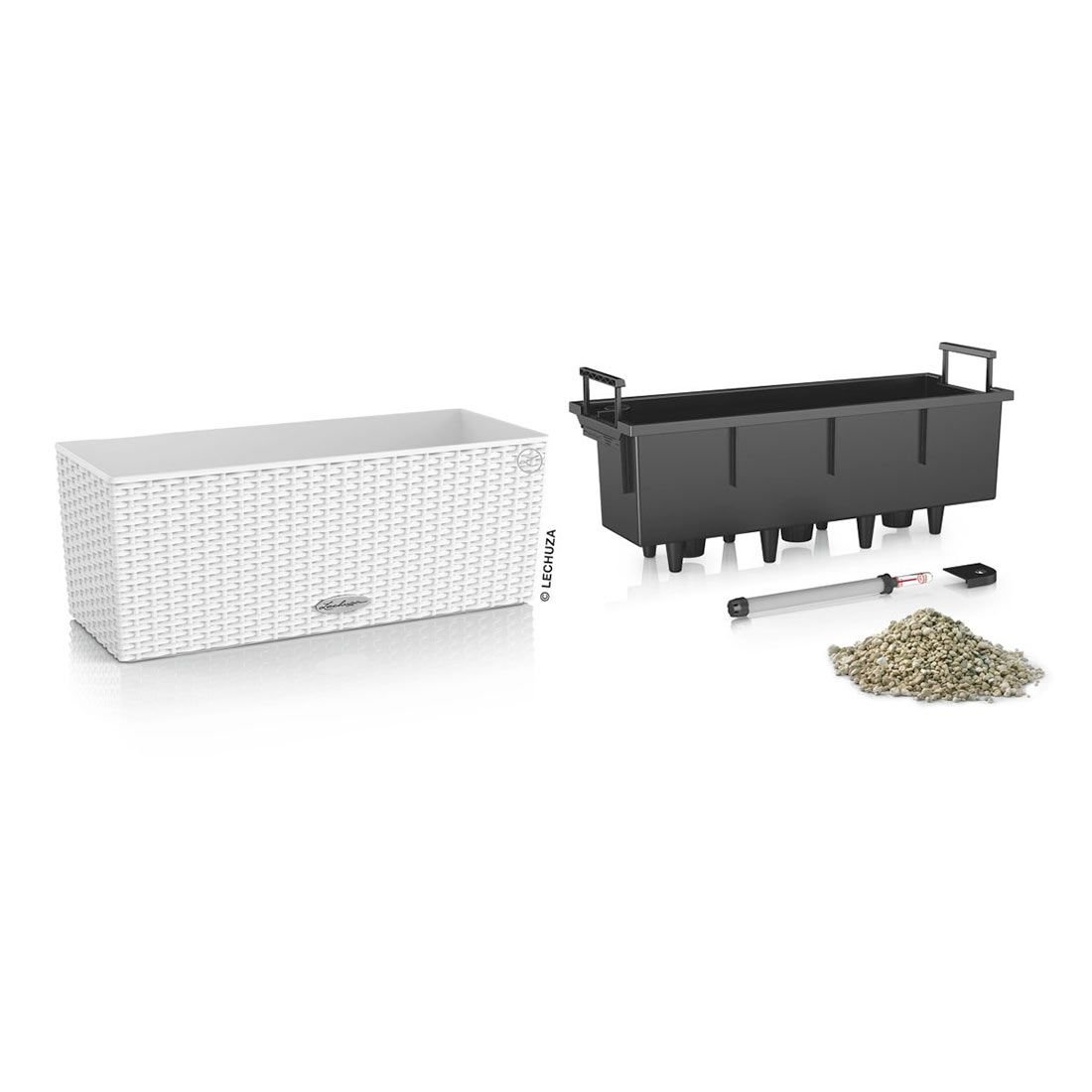 Lechuza Balconera 50 Pflanzgefäß Komplettset