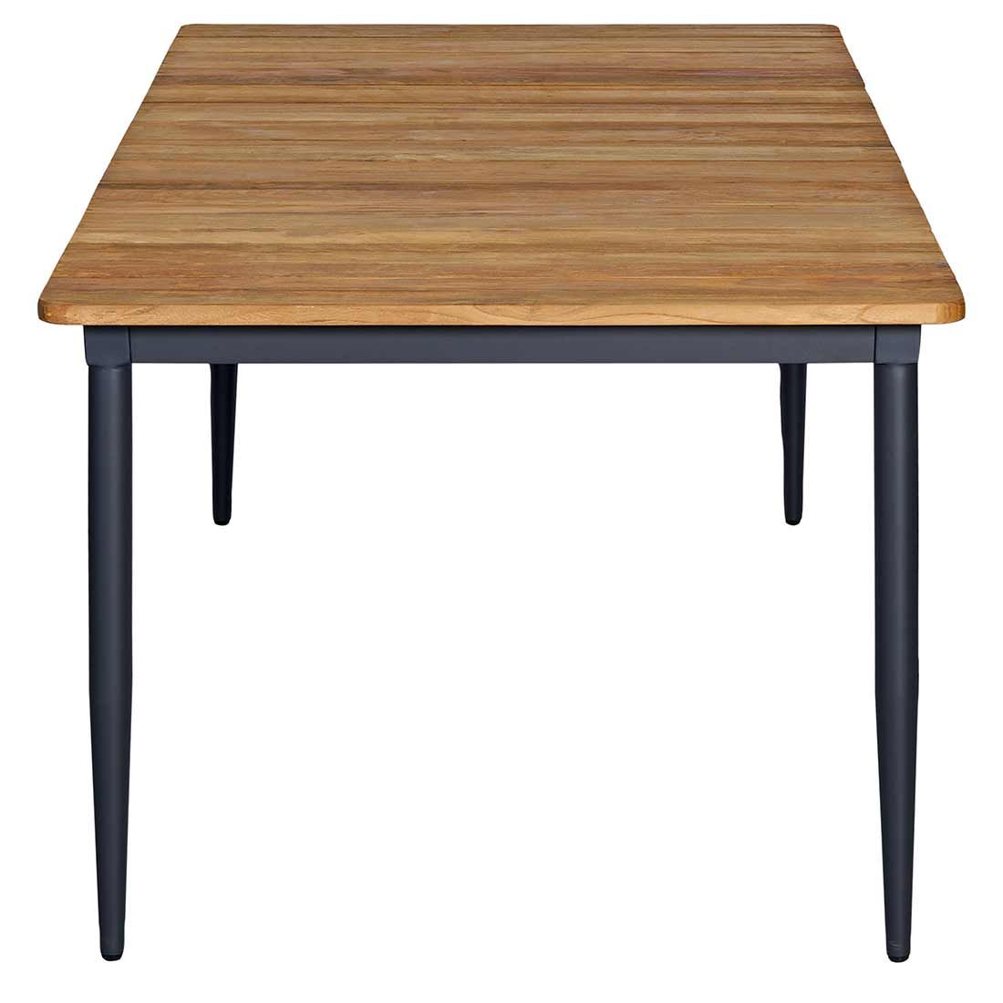 OUTLIV. Clark Gartentisch Aluminium/Teak