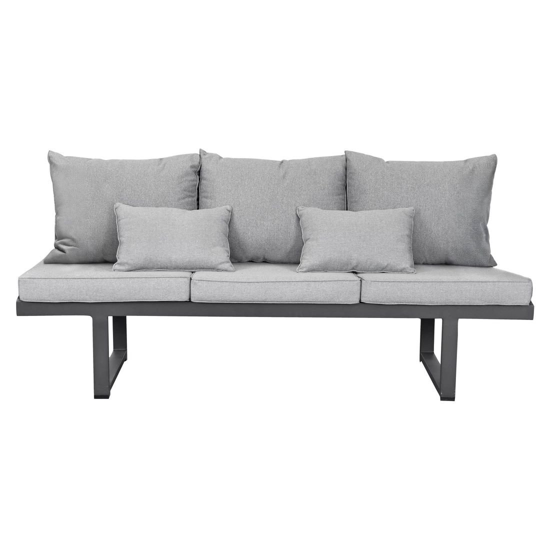 OUTLIV. Broome Diningsofa Aluminium/Kunstfaser