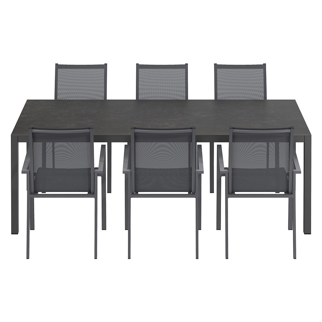 OUTLIV. Kobe Gartenmöbel-Set L (6 Plätze) Tisch 220x100cm