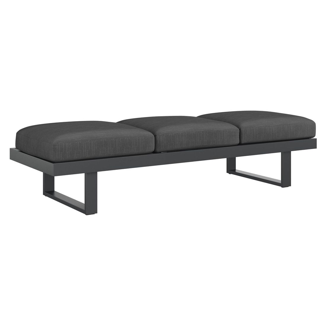 OUTLIV. Atlanta Diningsofa verstellbar Aluminium/Olefin