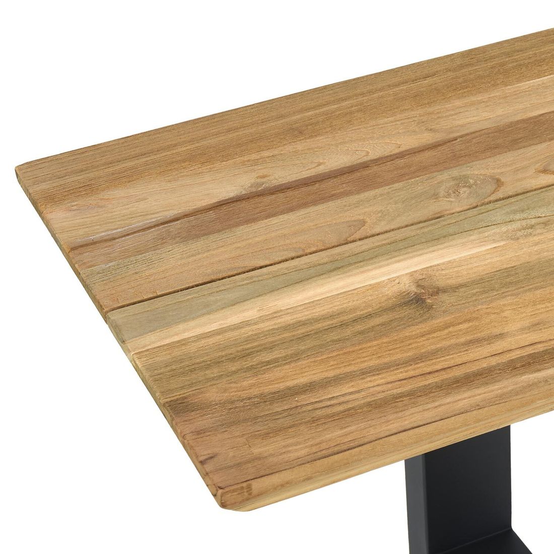 OUTLIV. Negara Gartenbank 220cm Edelstahl/Teak recycelt