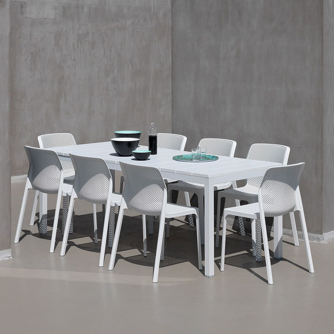 Nardi Rio Ausziehtisch 140/210x85cm Aluminium/Kunststoff