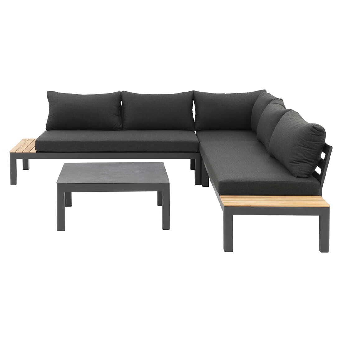 OUTLIV. Ben Ecklounge inkl. Loungetisch Aluminium/Sunbrella
