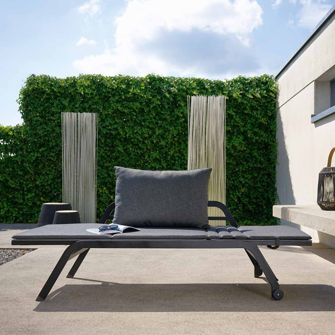 Stern Novi Ecklounge verstellbar inkl. Loungetisch Aluminium/Textilene