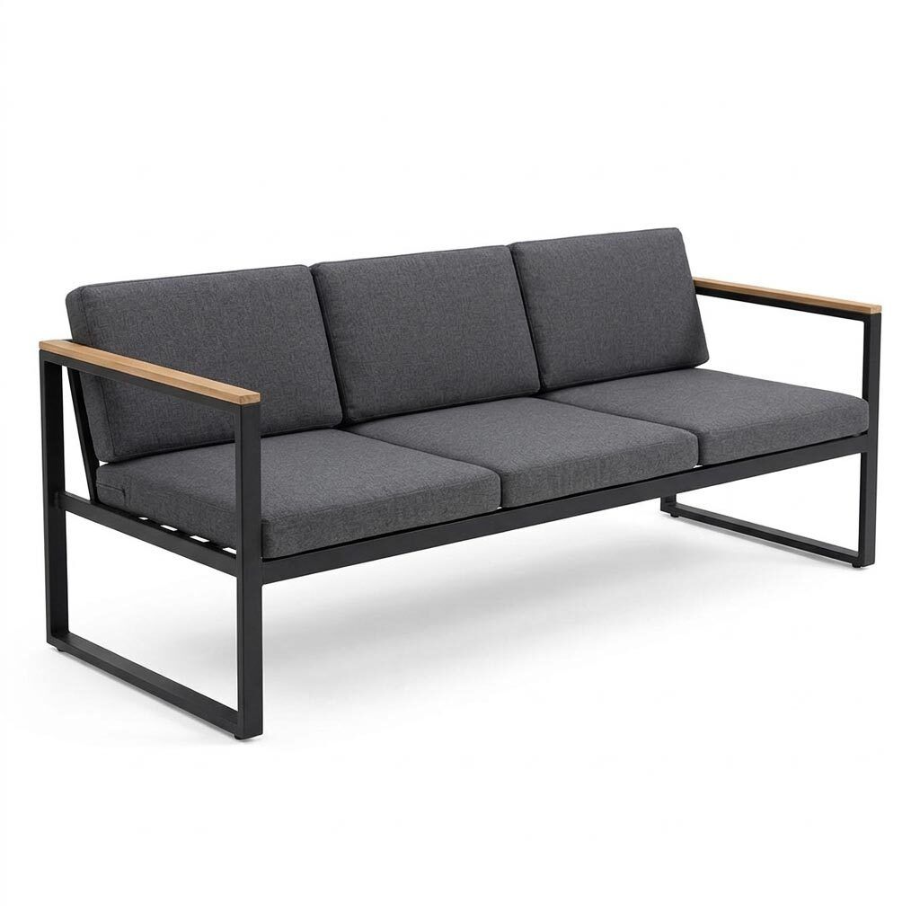 Acamp Space Loungeset inkl. Loungetisch Stahl/Polyester
