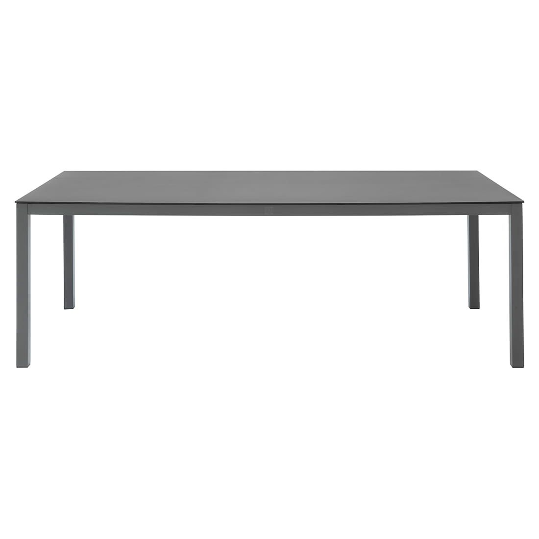 OUTLIV. Gartentisch 220x100cm Aluminium/Glaskeramik