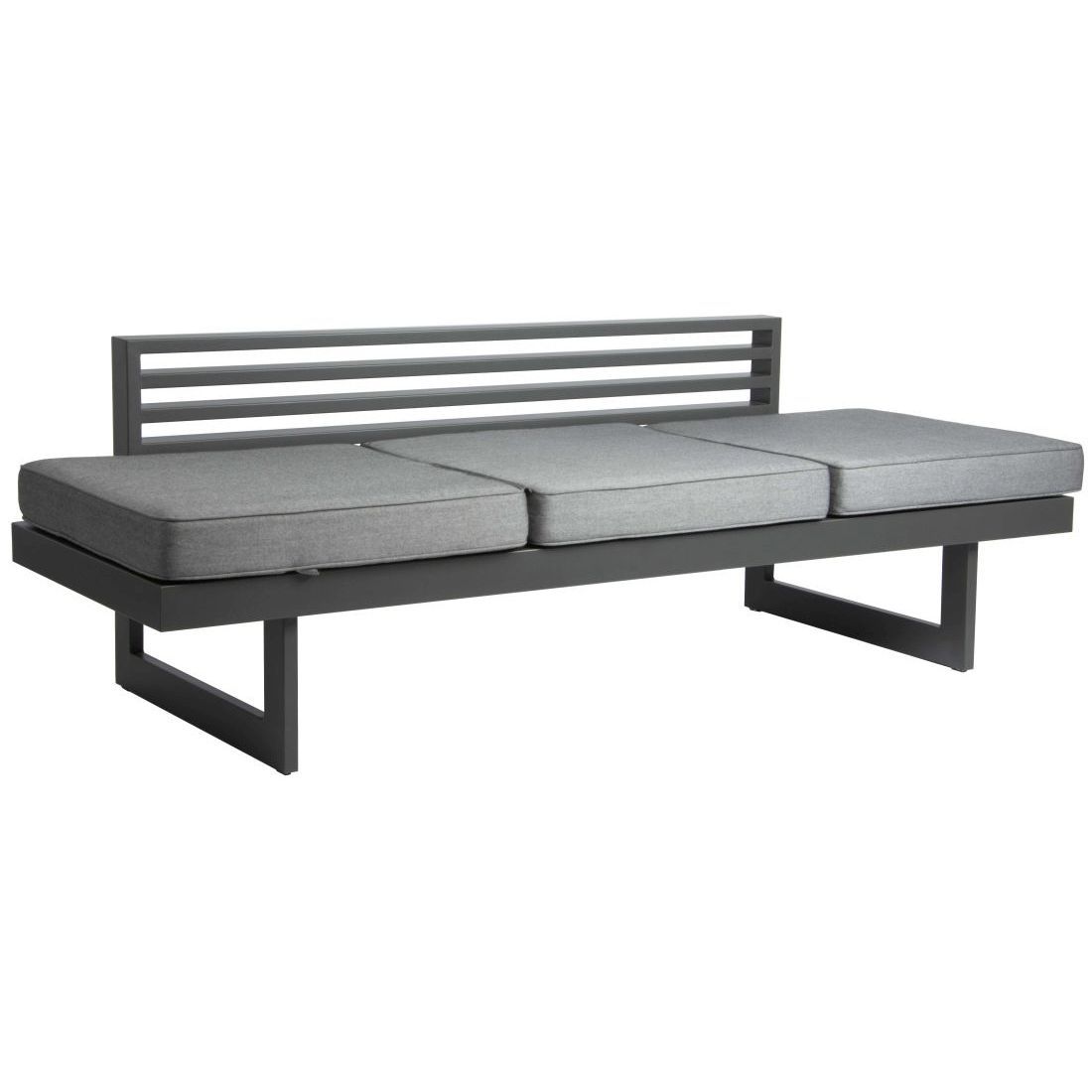 Stern New Holly Diningsofa Aluminium/Kunstfaser