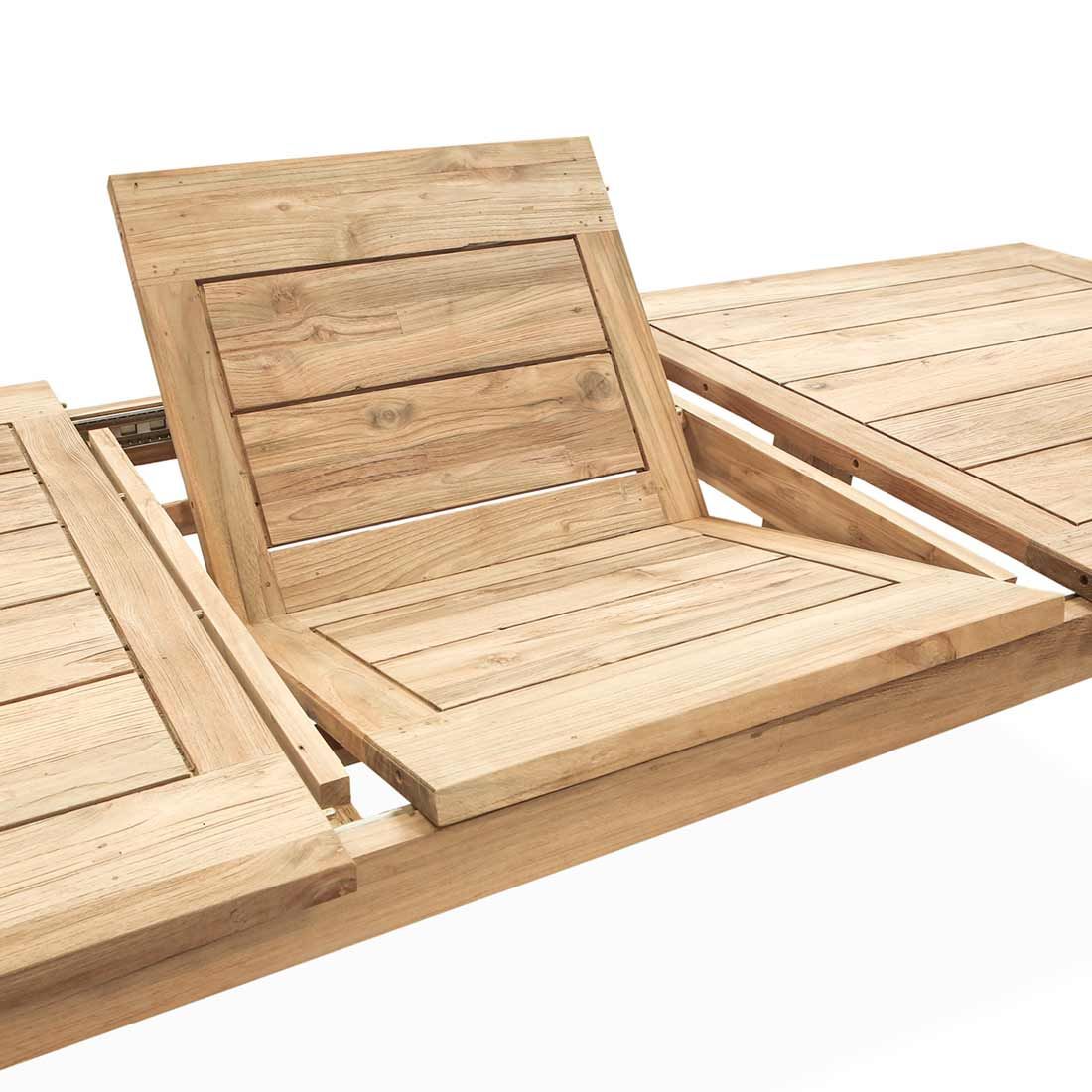 OUTLIV. Oxford Ausziehtisch 200/260x100cm Recycled Teak