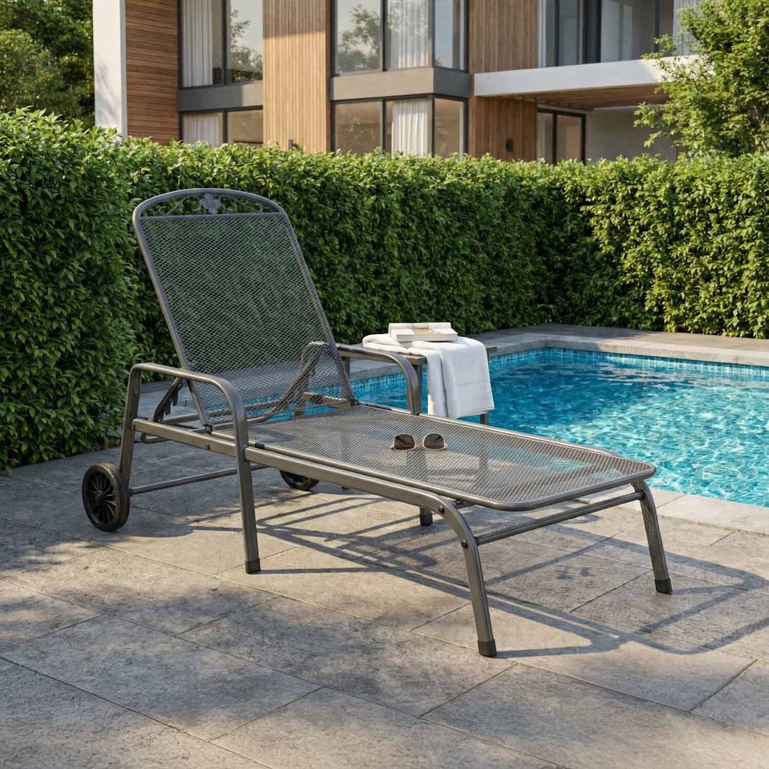 MWH Savoy Gartenliege Streckmetall