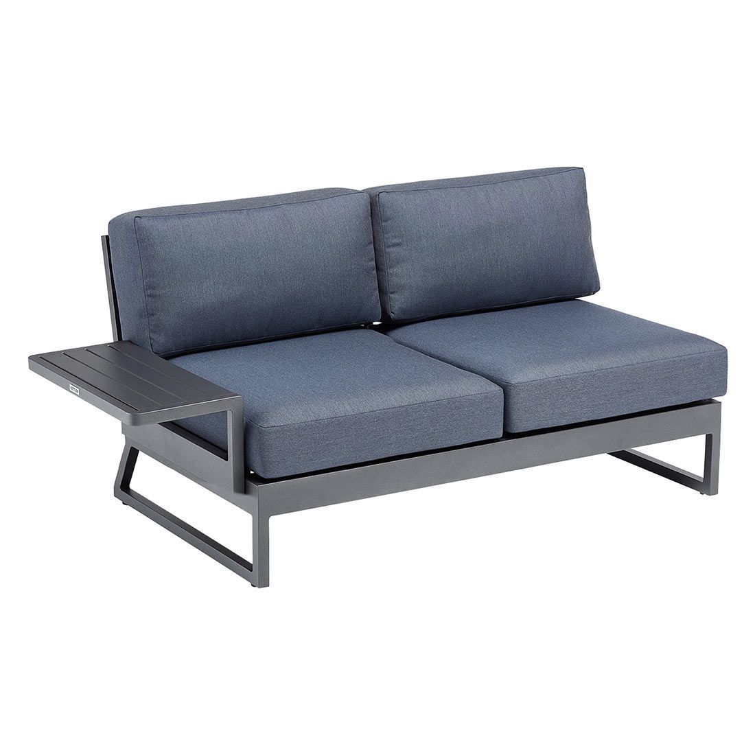 Kettler Ocean Skid Platform Loungebank Aluminium/Agora
