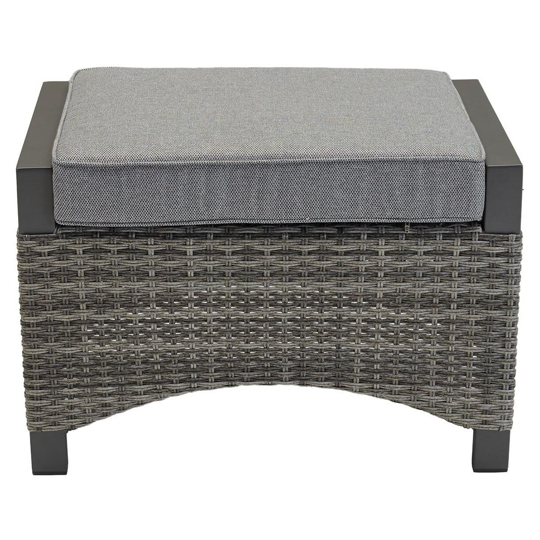 LC Garden Vivera Loungehocker Geflecht mit Sitzkissen